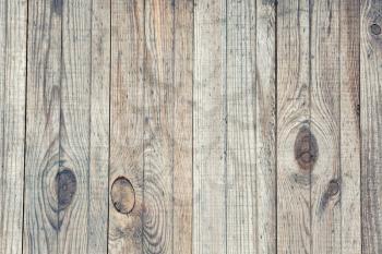 Old wooden plank texture. Vintage wood background. Front view.
