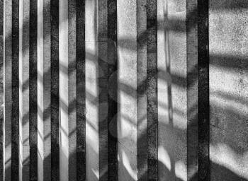 Vertical dramatic black and white architecture stairs with shadows background backdrop