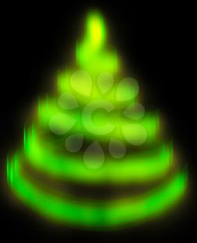 Vertical new year fir tree abstraction backdrop