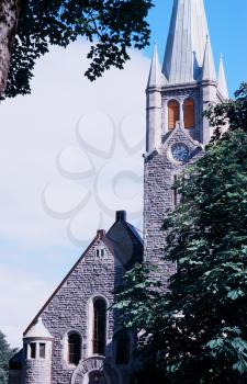 Vertical Trondheim cathedral background hd