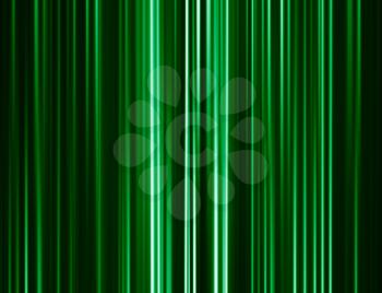 Horizontal green curtain abstract background