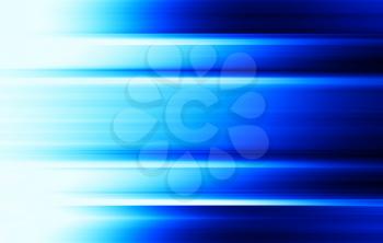 Horizontal vibrant blue blurred panels background