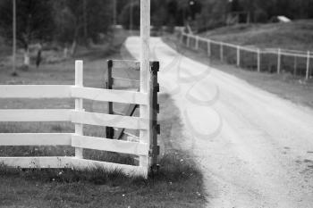 Norway opened farm fence gate background hd