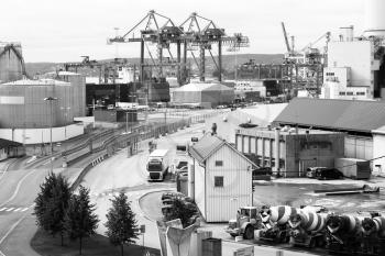 Oslo transportation port background hd
