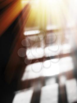 Diagonal rays from window motion blur background hd