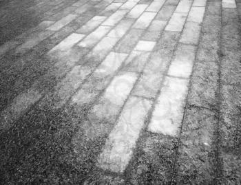 Diagonal black and white granite pavement illustration background hd