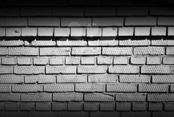 Horizontal black and white dark brick wall texture background hd