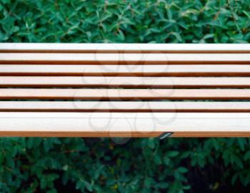 Simple park bench in Norway background hd