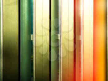 Colorful minimalistic glass vitrage background