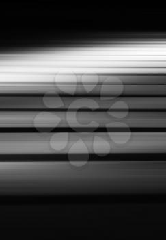 Horizontal black and white motion blur zebra background