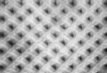 Triangle black and white bokeh background