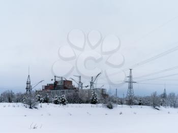 Pripyat industrial atomic core landscape hd