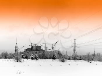 Pripyat industrial atomic core landscape hd