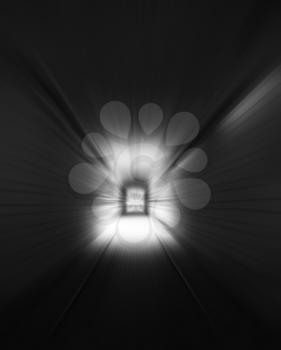 Vertical black and white motion blur background hd