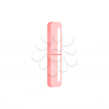 Packaging Lipstick closed isolated. boxing Cosmetics on white background