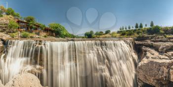 Panoramic View of Niagara Falls on the Cievna river in Montenegro