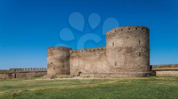 Akkerman Citadel in Bilhorod-Dnistrovskyi near Ukrainian Odessa city in a sunny day