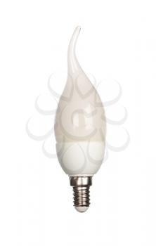 Energy saving lamp isolated on white background