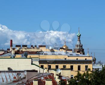 The view from the roof. Saint Peterburg, Russia. 