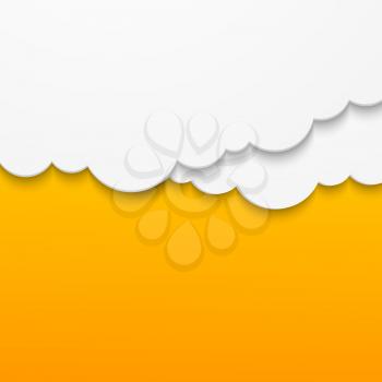 Abstract cloud background Vector illustration. EPS 10