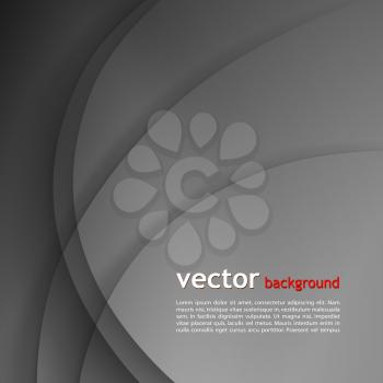 Dark gray elegant business background.  EPS 10 Vector