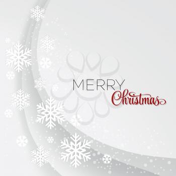 Merry Christmas greeting card.  Vector illustration. EPS 10