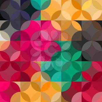 Abstract colorful  geometric background. Vector illustration