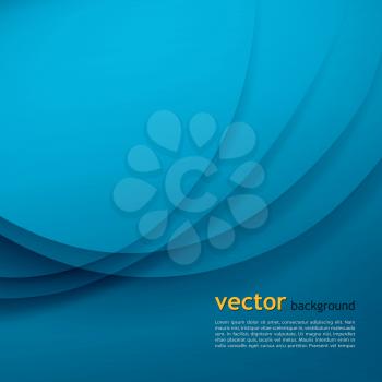 Blue elegant business background.  EPS 10 Vector illustration