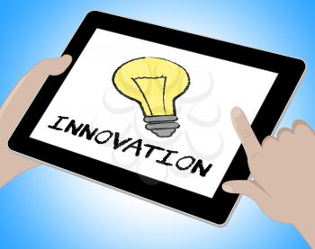 Innovation Online Meaning Creative Breakthrough 3d Illustration