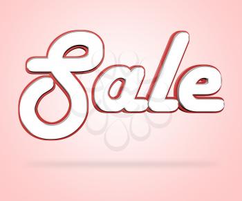 Sale Word Representing Promotion Promo And Offers