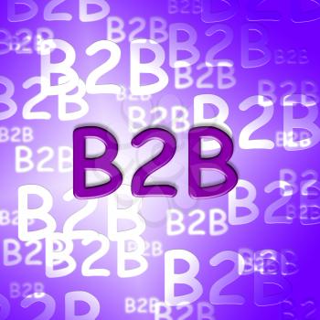 B2b words showing business and corporate client