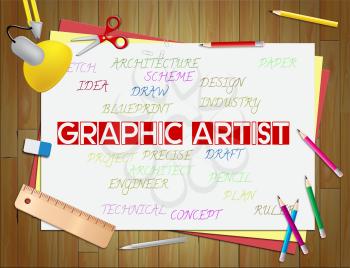 Graphic Artist Showings Artists Illustrations And Designers