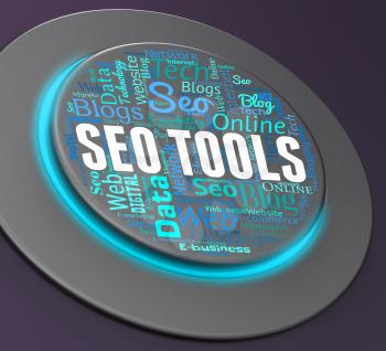 Seo Tools Showing Search Engines And Program
