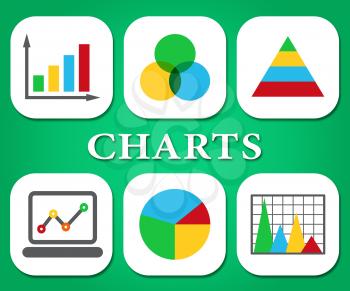 Graph Charts Showing Graphs Forecast And Graphics