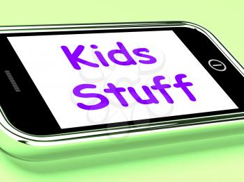 Kids Stuff On Phone Meaning Online Activities For Children
