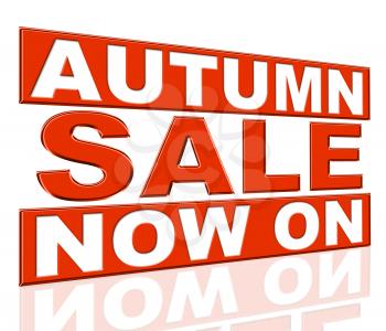 Autumn Sale Showing At This Time And Promo