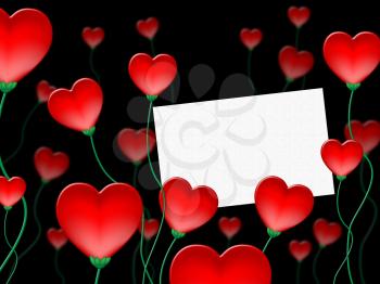 Heart Message Meaning Valentine Day And Communicate
