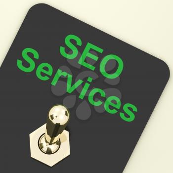 Seo Services Switch On Representing Internet Optimization And Promotion