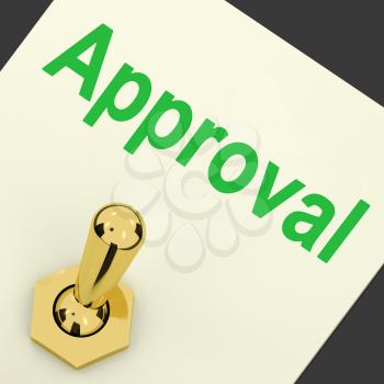 Approval Switch Showing Approved Passed or Verified