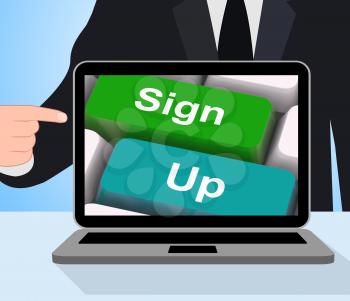 Sign Up Computer Meaning Registration And Membership