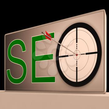 Seo Target Meaning Search Engine Optimization And Promotion
