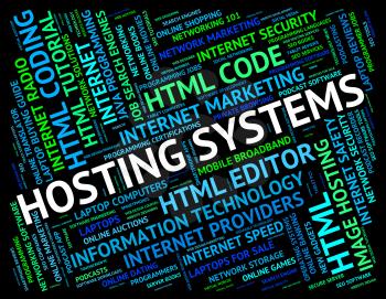Hosting Systems Indicating Webhosting Text And Computing