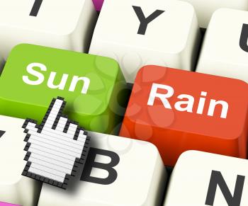 Sun Rain Computer Meaning Weather And Seasons