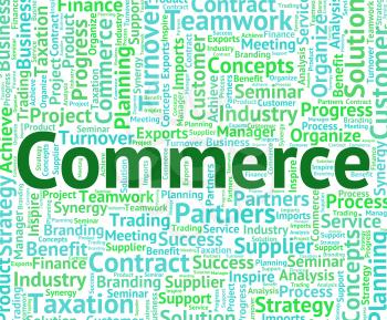 Commerce Word Meaning Commercial E-Commerce And Words