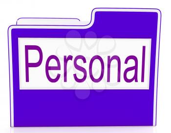 File Personal Representing Personally Correspondence And Organization
