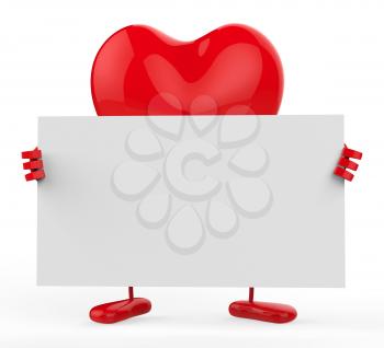Message Copyspace Indicating Heart Shape And Valentine