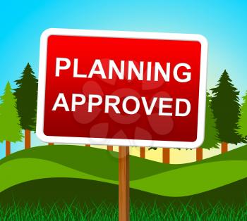 Planning Approved Indicating Passed Ratified And Goal