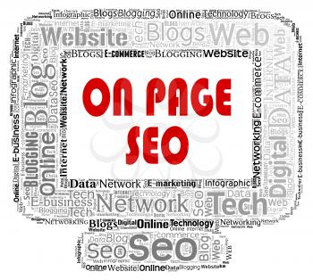 On Page Seo Showing Search Engine And Ranking