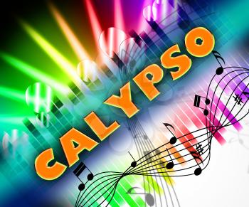 Calypso Music Representing West Indies And Song