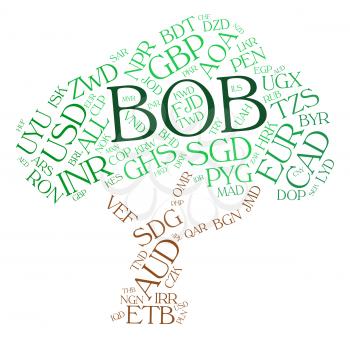 Bob Currency Meaning Bolivia Bolivianos And Wordcloud